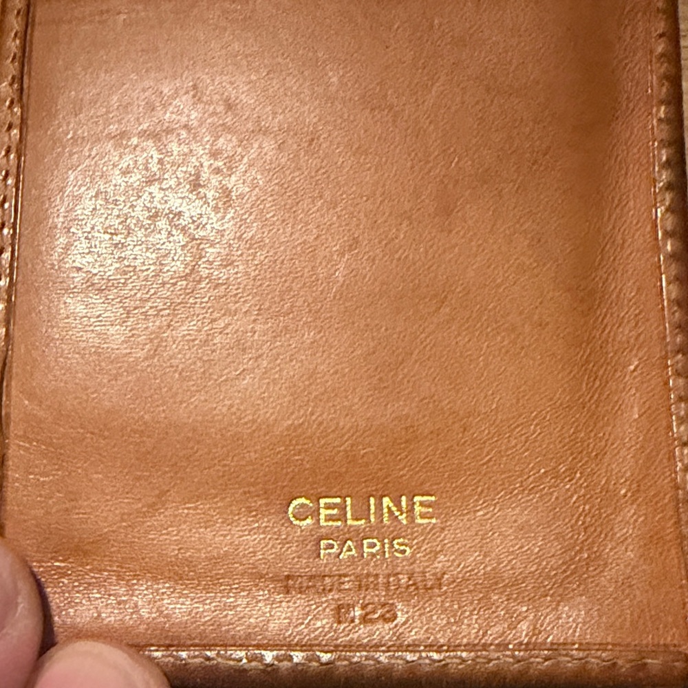 Celine Brown Leather Wallet - Picture 4 of 11